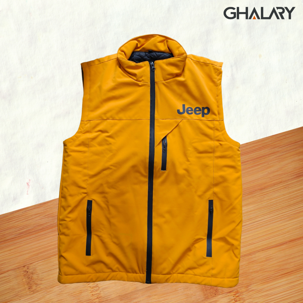 Rompi Jeep Taslan Goretex Waterproof – Rompi Outdoor Pria Wanita | Vest Riding Touring Anti Air