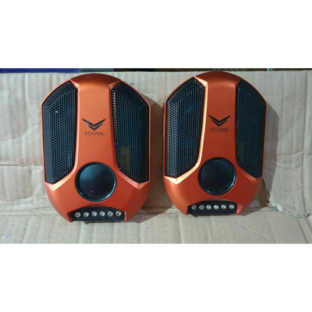 1pasang crossover pasif 4ohms 2way visonik like new ex display