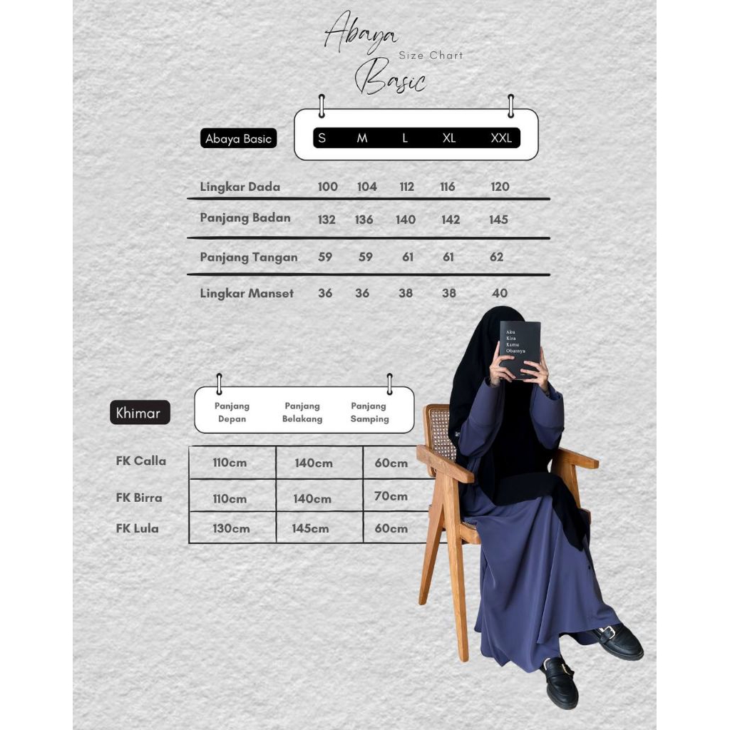 abaya basic ilyana silk by khizaanahsunnah