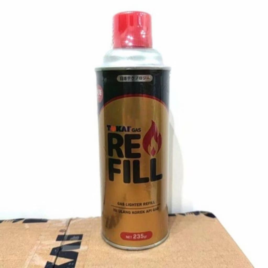 Shoporenku Isi Ulang Gas Tokai,Reffil Gas Portable,Isi Ulang Gas Untuk Korek Api Dan Portable