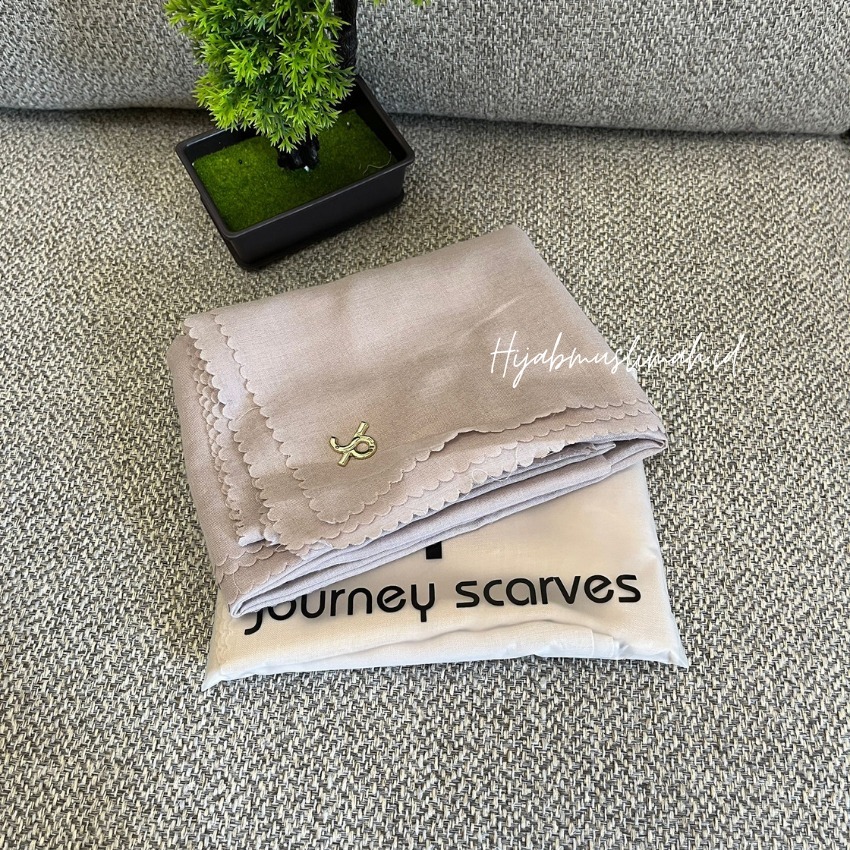 (Pouch Logo JP) Segiempat journey polos katun laser cut Joerney JP