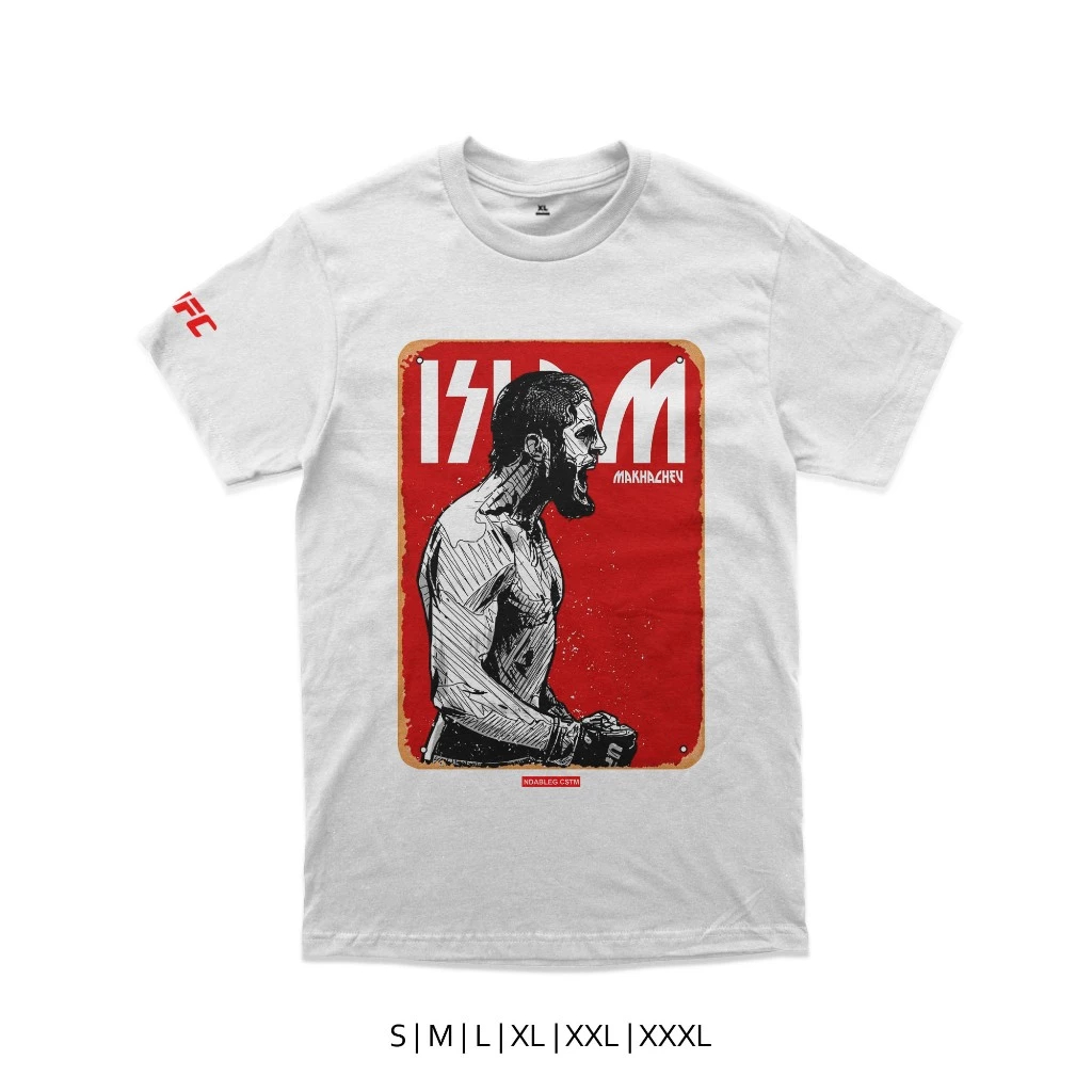 Kaos UFC Islam Makhachev Baju UFC Katun Combed 24s Premium | Unisex