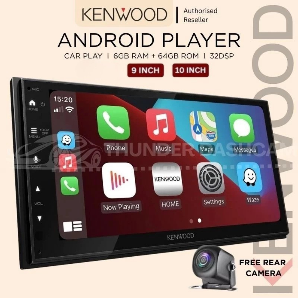 [6GB RAM+64GB ROM] Kenwood 2025 Newest Android Player 9"10 inch Quad Core Car Multimedia MP5 Player