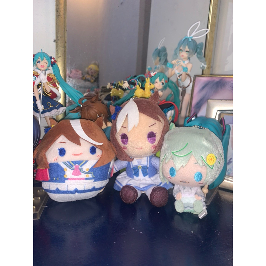 Uma musume plushies boneka kuda cantik
