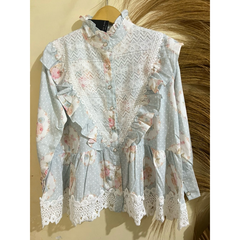 atasan meijiwang mix renda