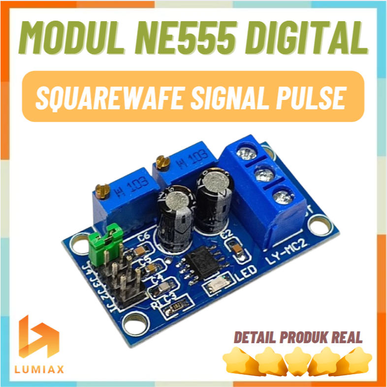 NE555 Digital Squarewave Signal Pulse timer signal pulse