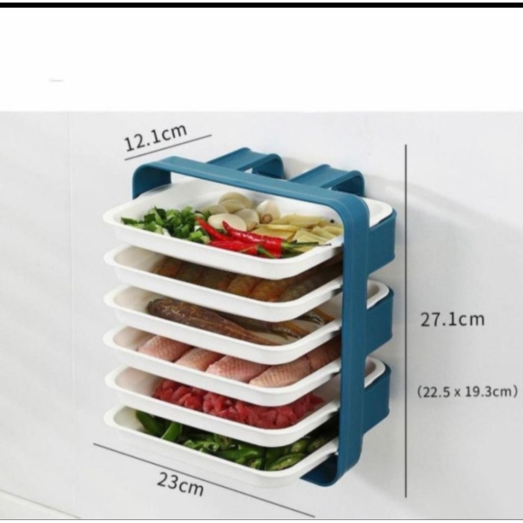 rak sayur 6 susun / rak dapur talenan sayur / racklayer susun 6