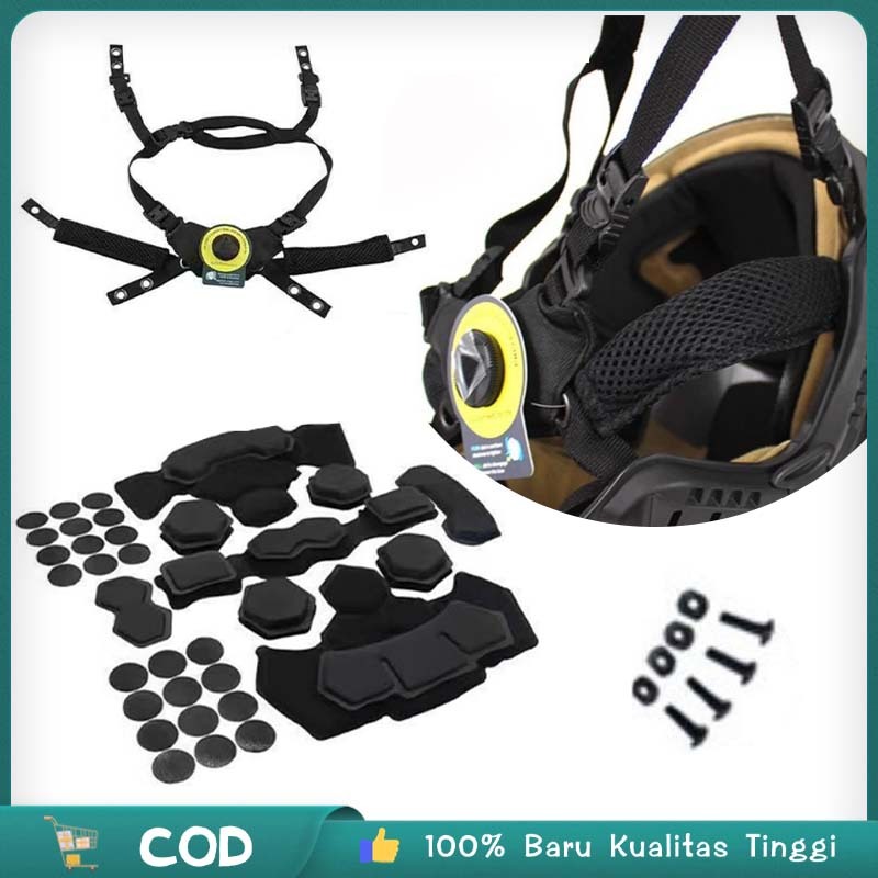 Daleman Helm Busah Helm Busa Helm Tactical Wendy Full Set Sistem Suspensi