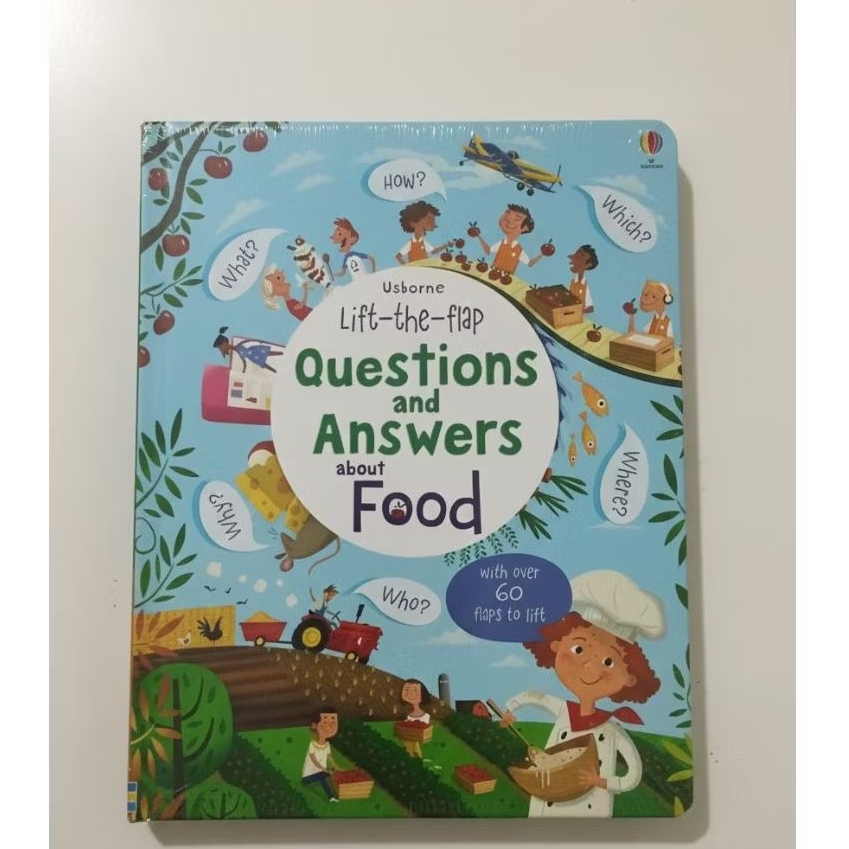 usborne QnA about Food (Ori,sealed,HC)