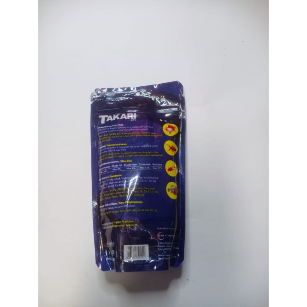 TAKARI / PAKAN IKAN TAKARI / MAKANAN IKAN TAKARI / BISA COD / MAKANAN IKAN HIAS