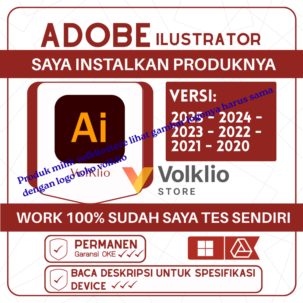 Adobe Ilustrator Full Version + Windows (Link Drive + (Bonus IDM Original Lifetime)