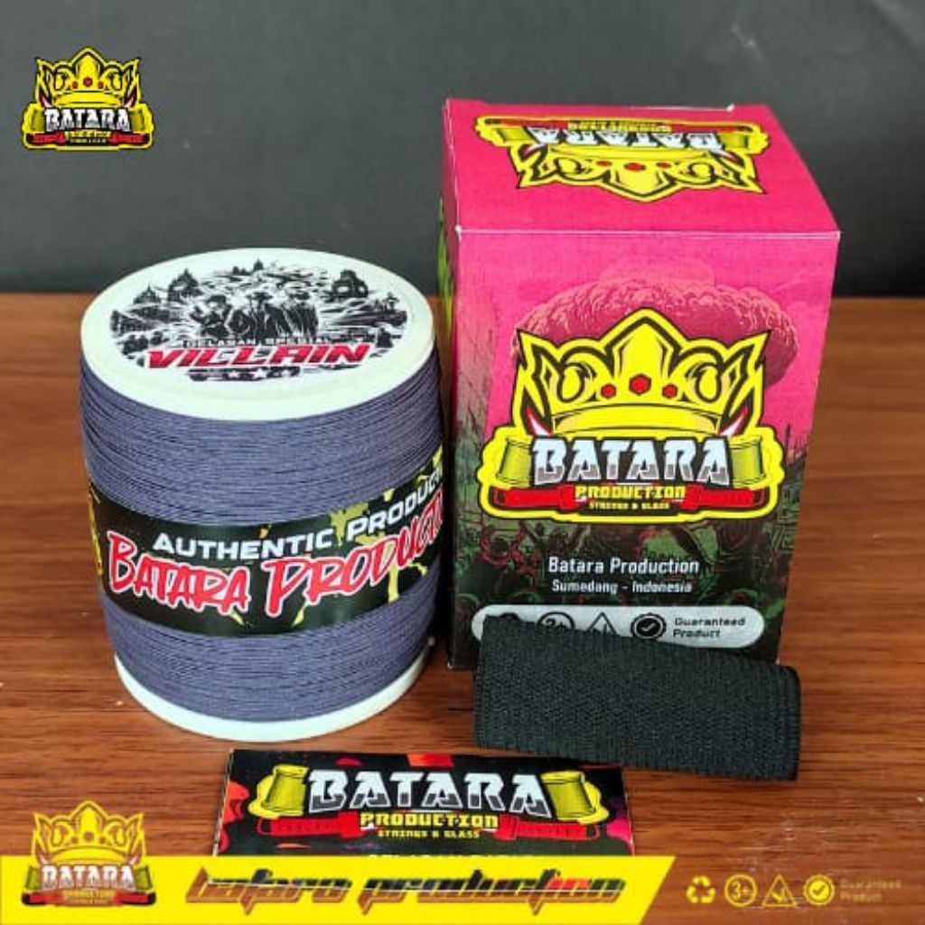 Senar Gelasan Layangan VILLAIN Matot Tajam untuk tarik dan jepret super kuat dan tajam