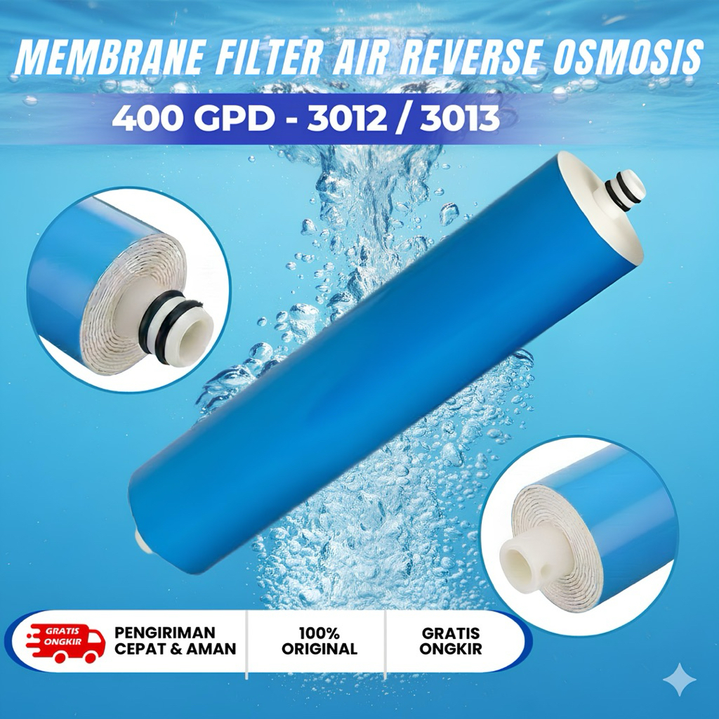 Membran RO 400GPD - Type 3012 / 3013 400gpd - Reverse Osmosis Membran
