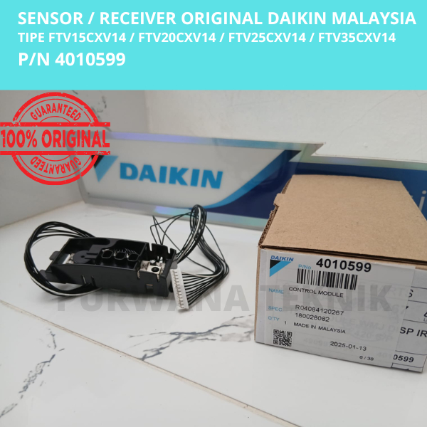 SENSOR DAIKIN Malaysia ORIGINAL tipe FTV15CXV / FTV20CXV / FTV25CXV / FTV35CXV / FTV50CXV