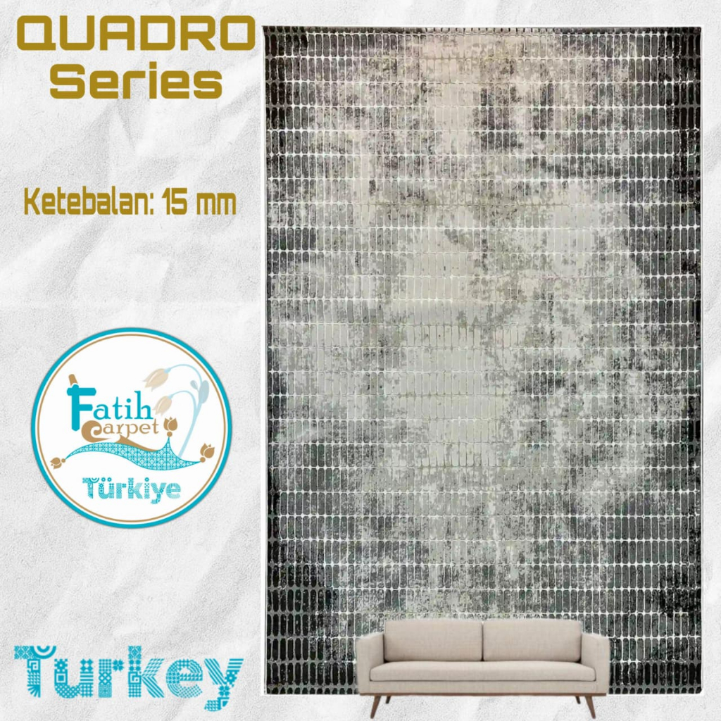 Karpet Minimalis Quadro Import Turki - Q29
