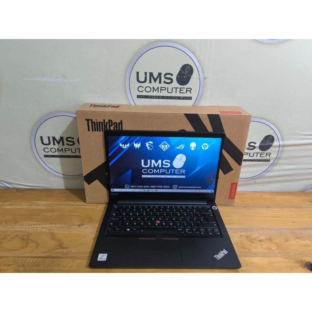 ⁠LENOVO Thinkpad E14 Core i3-10110u Ram 8 SSD 256 FHD Backlight BERGARANSI