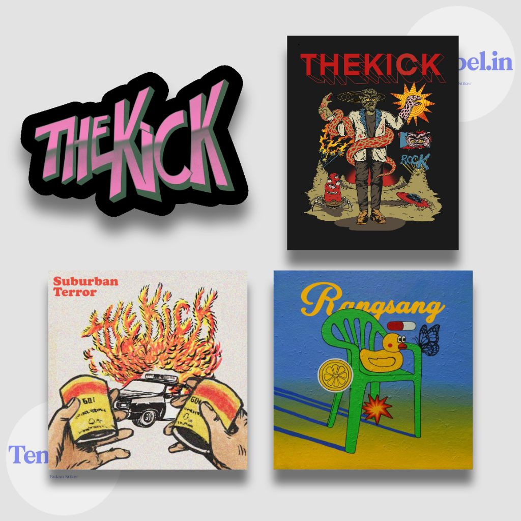 STIKER BAND THE KICK