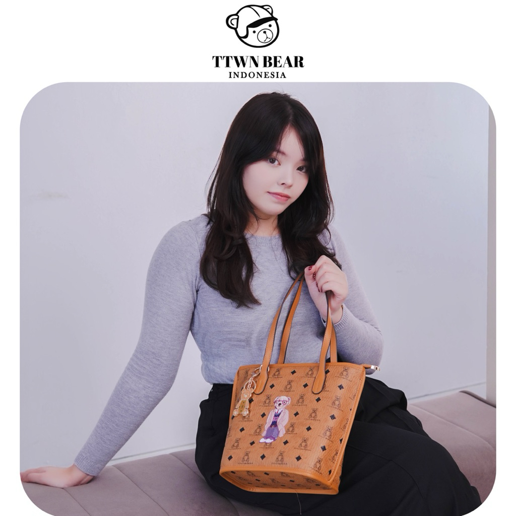 Aira Bag GUOOBear TTWNBear Tas Wanita Model Tenteng Selempang Kulit Original Kode GU1447BR