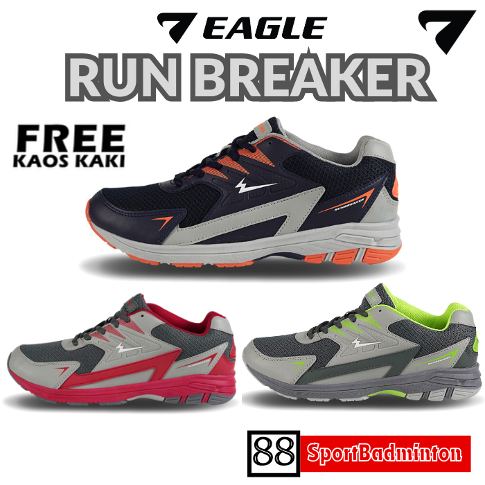 Eagle RUN BREAKER Running Shoes - Sepatu Running Pria Wanita Original Eagle