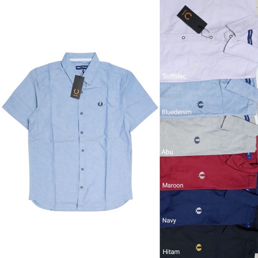 kemeja pria fredperry prem dan t*mmy hilf*ger