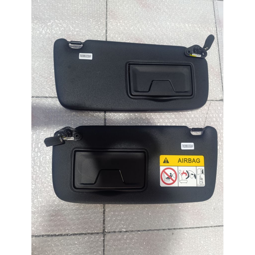 Sunvisor lampu Sunvisor kaca Mitsubishi All New Pajero sport hitam original