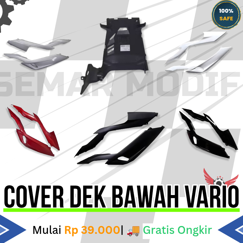 COVER DEK BAWAH KOLONG / SAMPING VARIO 125 150 NEW 2018-2023