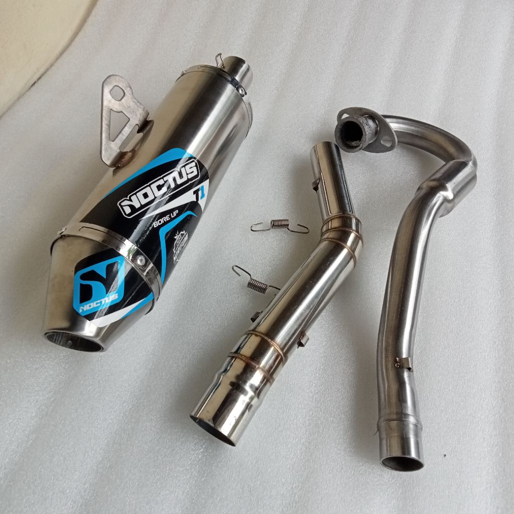 RACING MUFFLER  NOCTUS T-1 BORE UP 38 mm for msx 125 xr 200 KLX crf wr D'TRACKER ksr