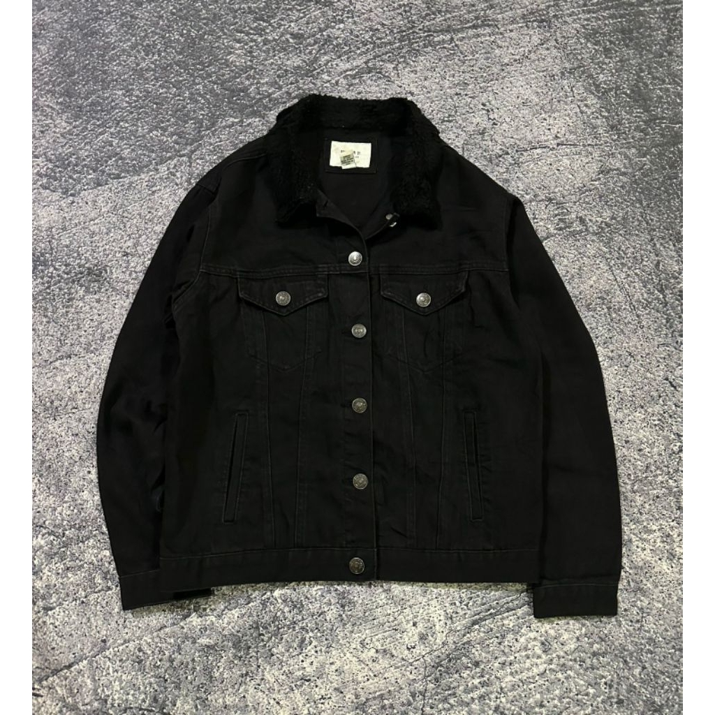 trucker jaket jeans denim forever 21