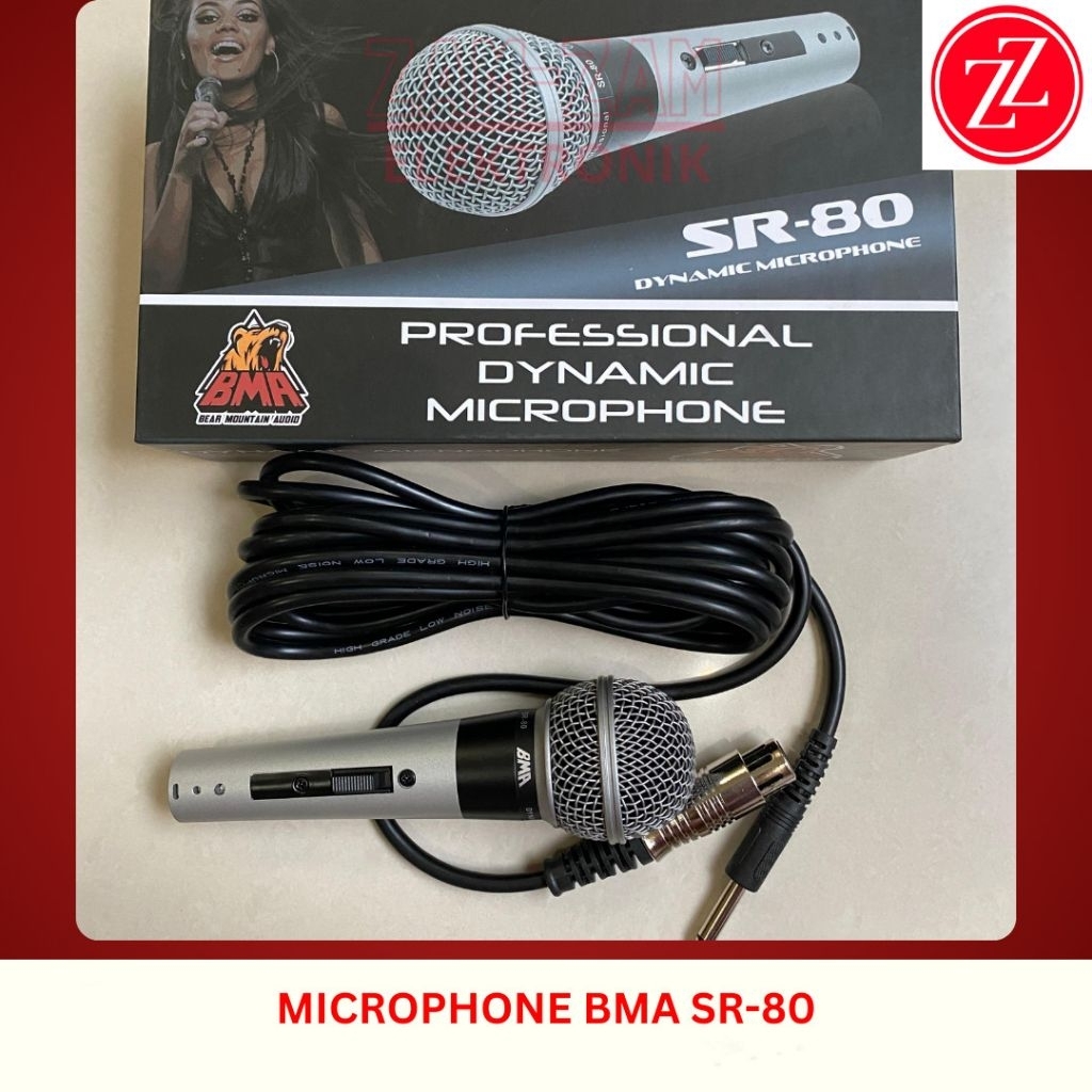 Microphone BMA SR-80 / Microphone Kabel