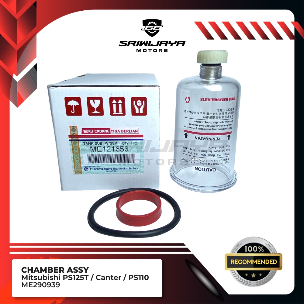 Tabung Separator Solar atau Kaca Filter Solar Bawah Mitsubishi PS125T / Canter