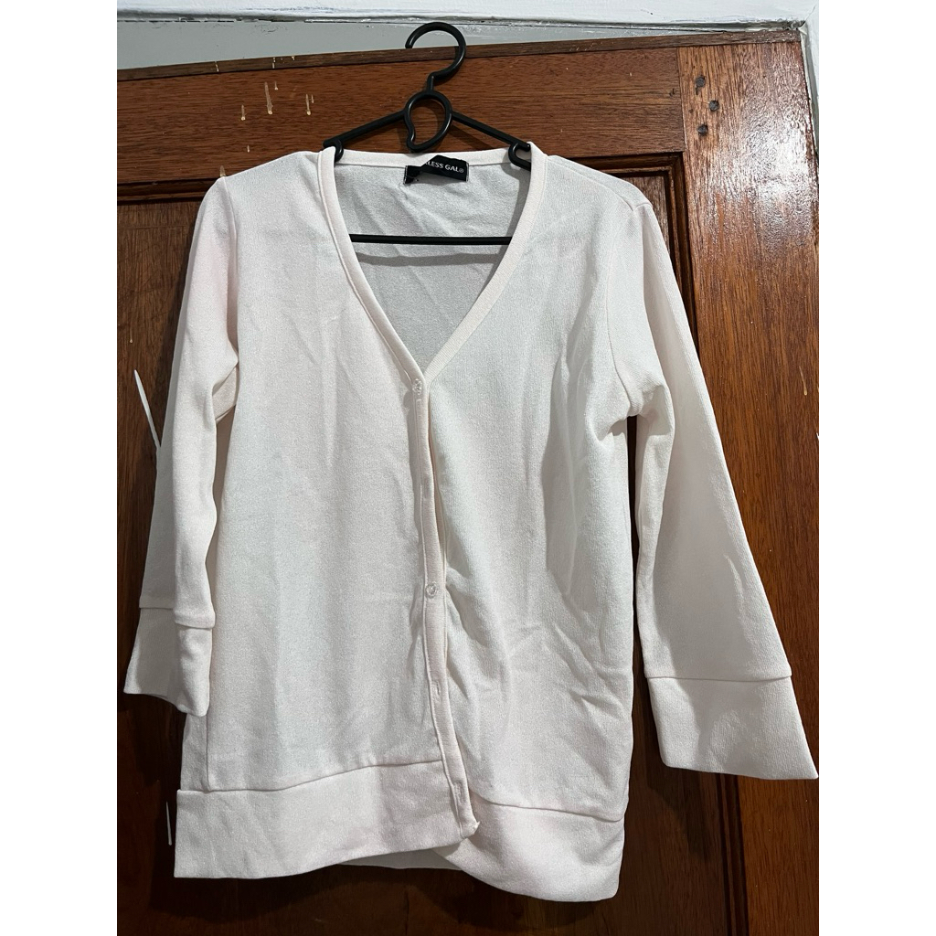 PRELOVED CARDIGAN PINK SOFT