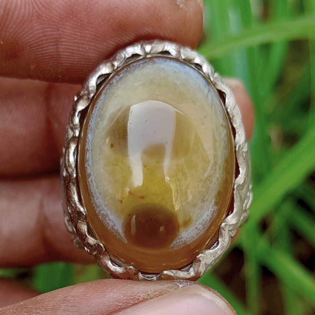 batu akik Yaman mata natural alam