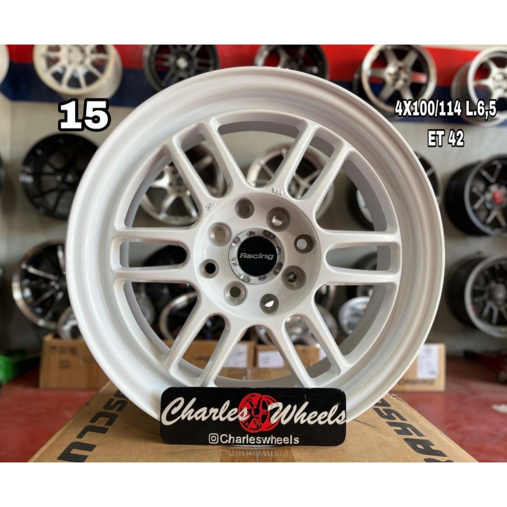 VELG ENKEI RPF-1 RING 15 PUTIH