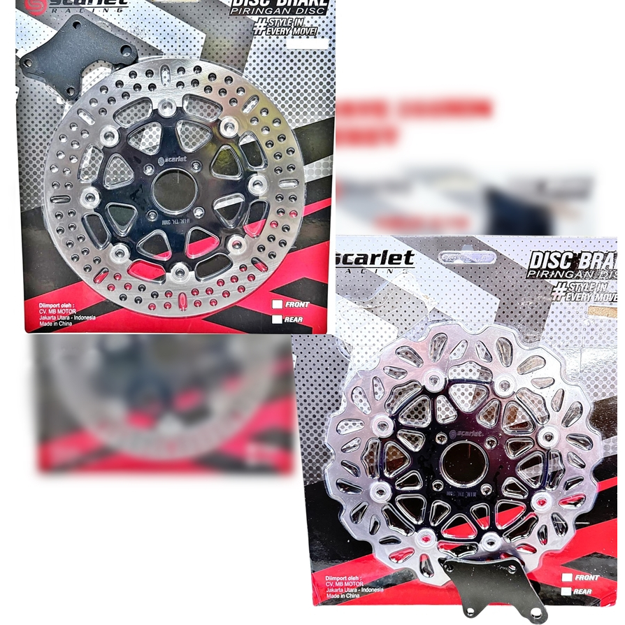 Piringan Cakram Depan  SPIN 125 skydrive skywave piringan depan besar 260mm plus breket spin125 skyw