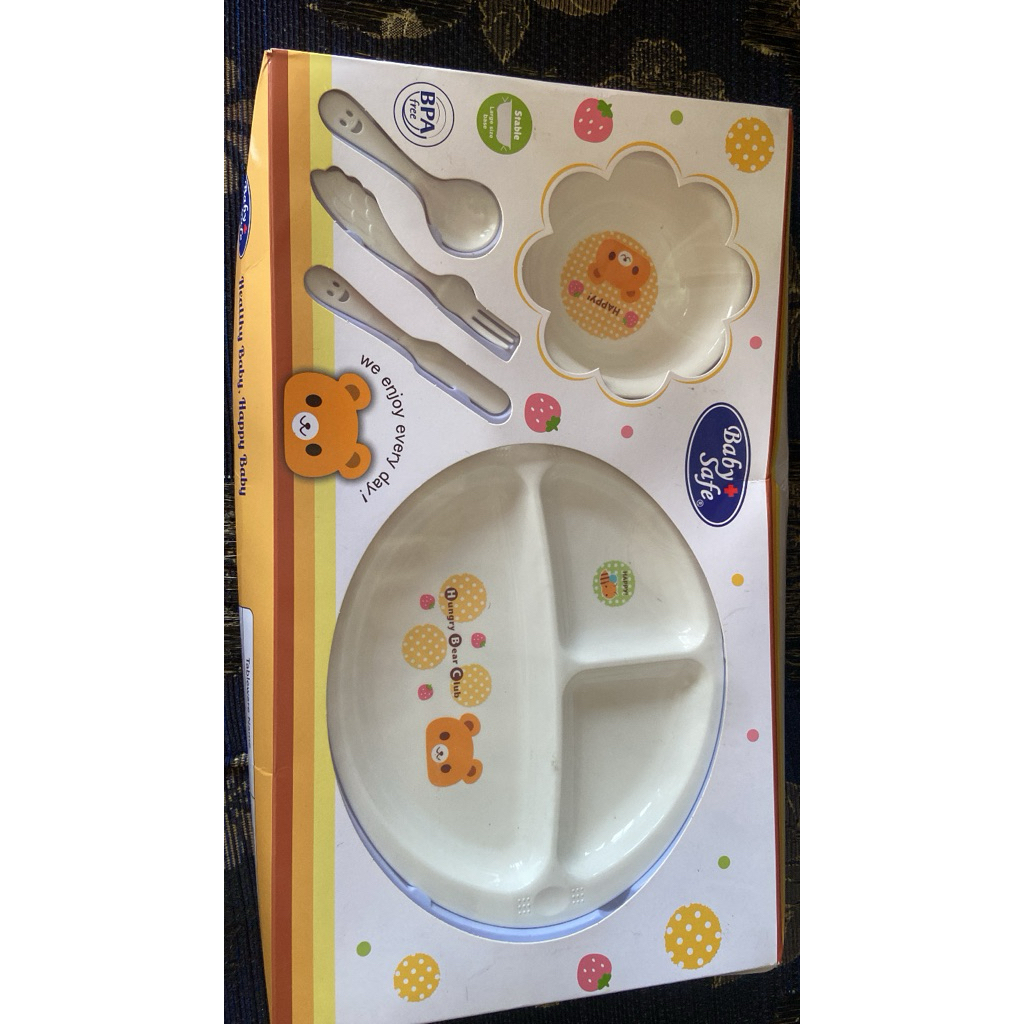 BABY SAFE Feeding Set Peralatan Makan Anak Bayi