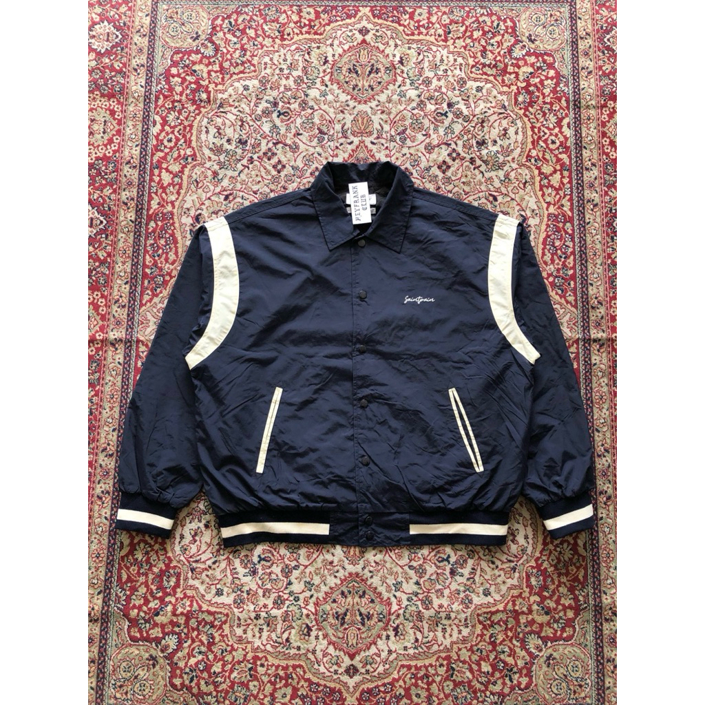 Saintpain nylon varsity jacket Vintage varsity jacket H567
