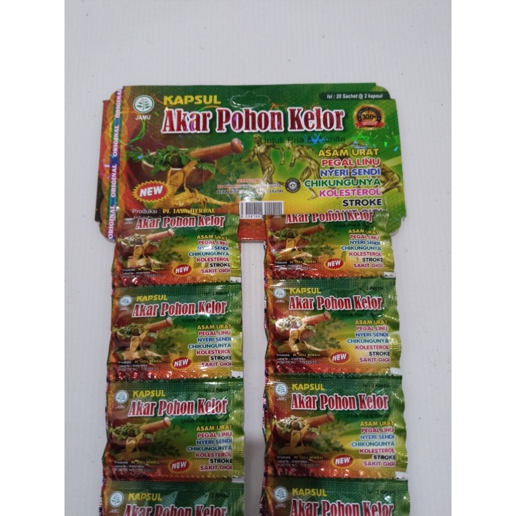 kapsul AKAR POHON KELOR 100%original