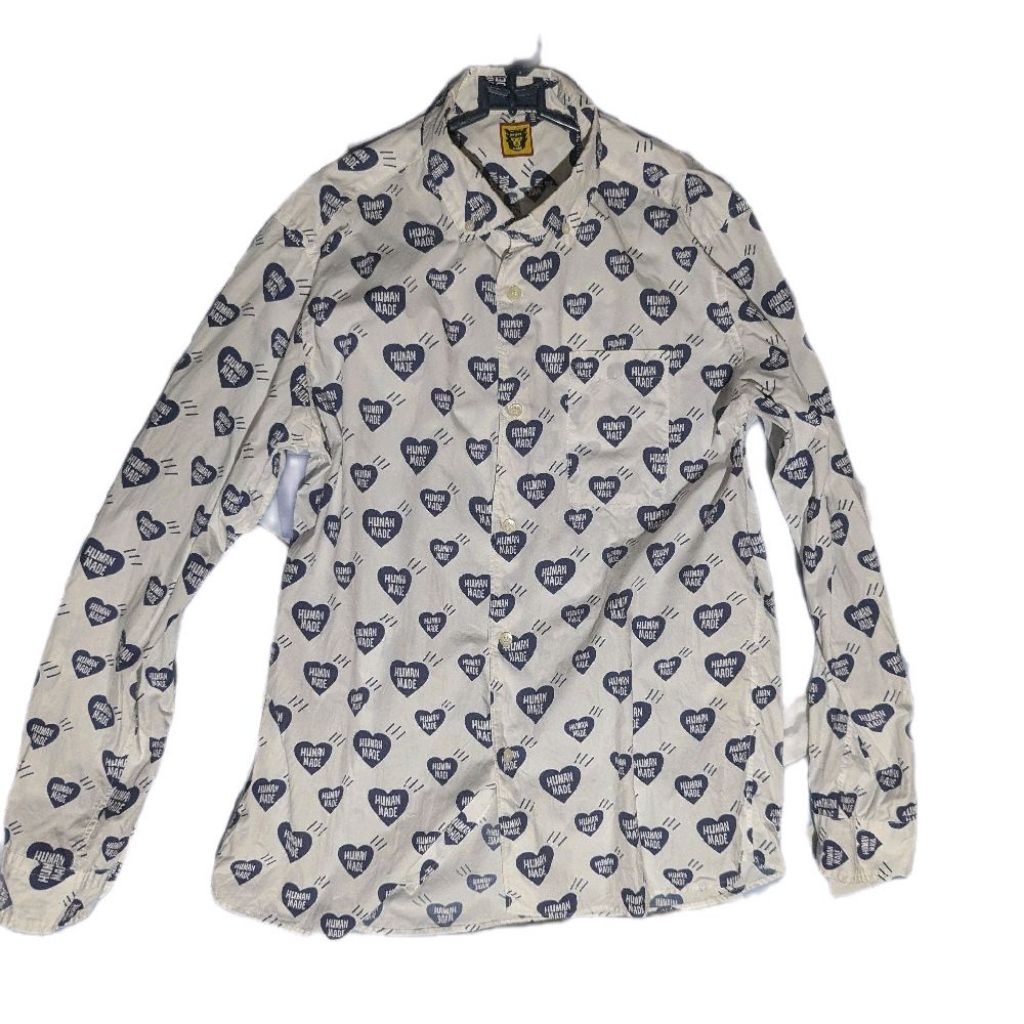 Human Made HeartPattern Shirt by Nigo