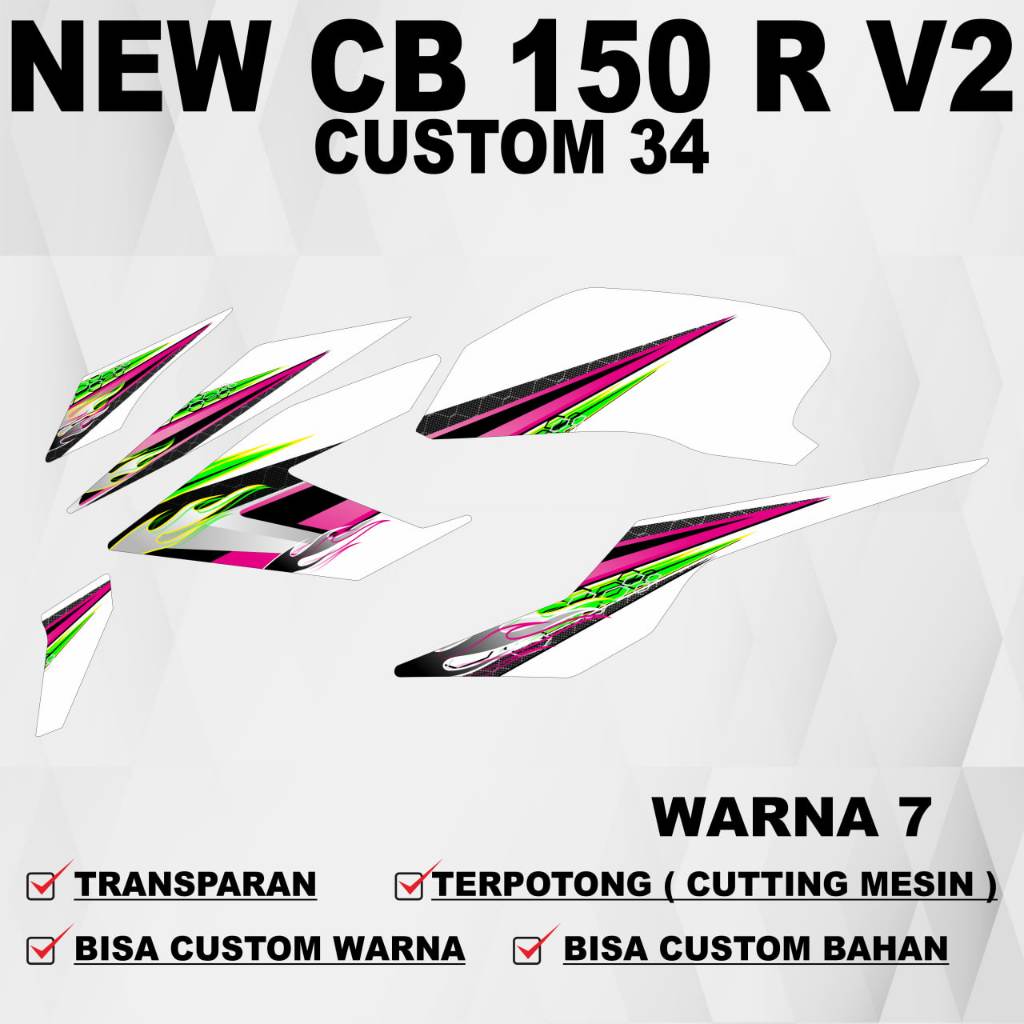 Stiker New CB 150 r v2 Stiker CB 150 R v2 / Striping New CB 150 r v2 Striping CB 150 R v2 / Stiker S