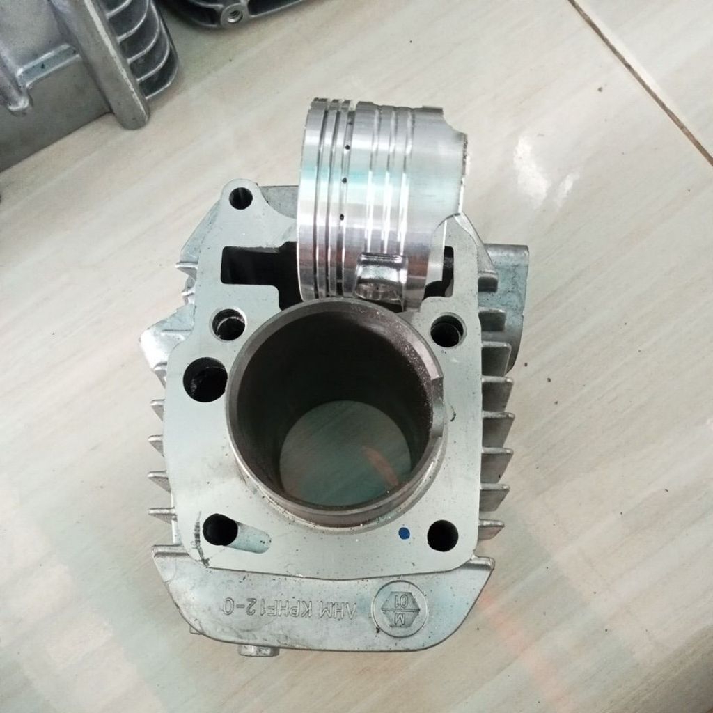 boring blok seher Honda supra x 125 fi original copotan motor