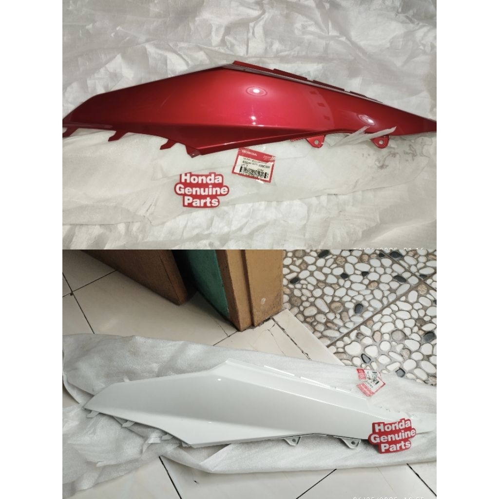 83600K25900PFW & 83600K25900CSR  / COVER  L BODY / BODY BELAKANG KIRI BEAT FI K25 SERIES PUTIH & MER