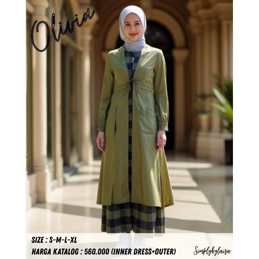 gamis set olivia by simply laisa