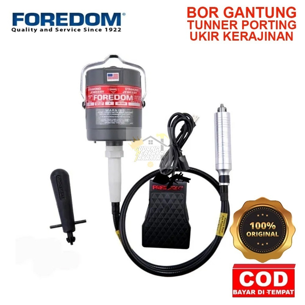 Bor Tuner Foredom + Mata Tuner Set 10 Pcs / Alat Porting Set