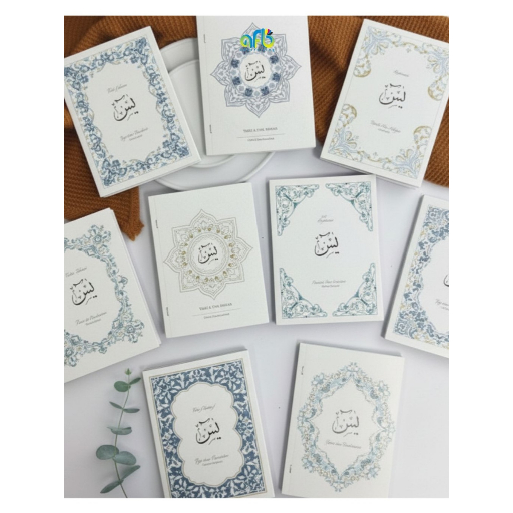 Cetak buku yasin tahlil custom nama foto ucapan | buku yasin soft cover | Buku yasin terjemahan leng