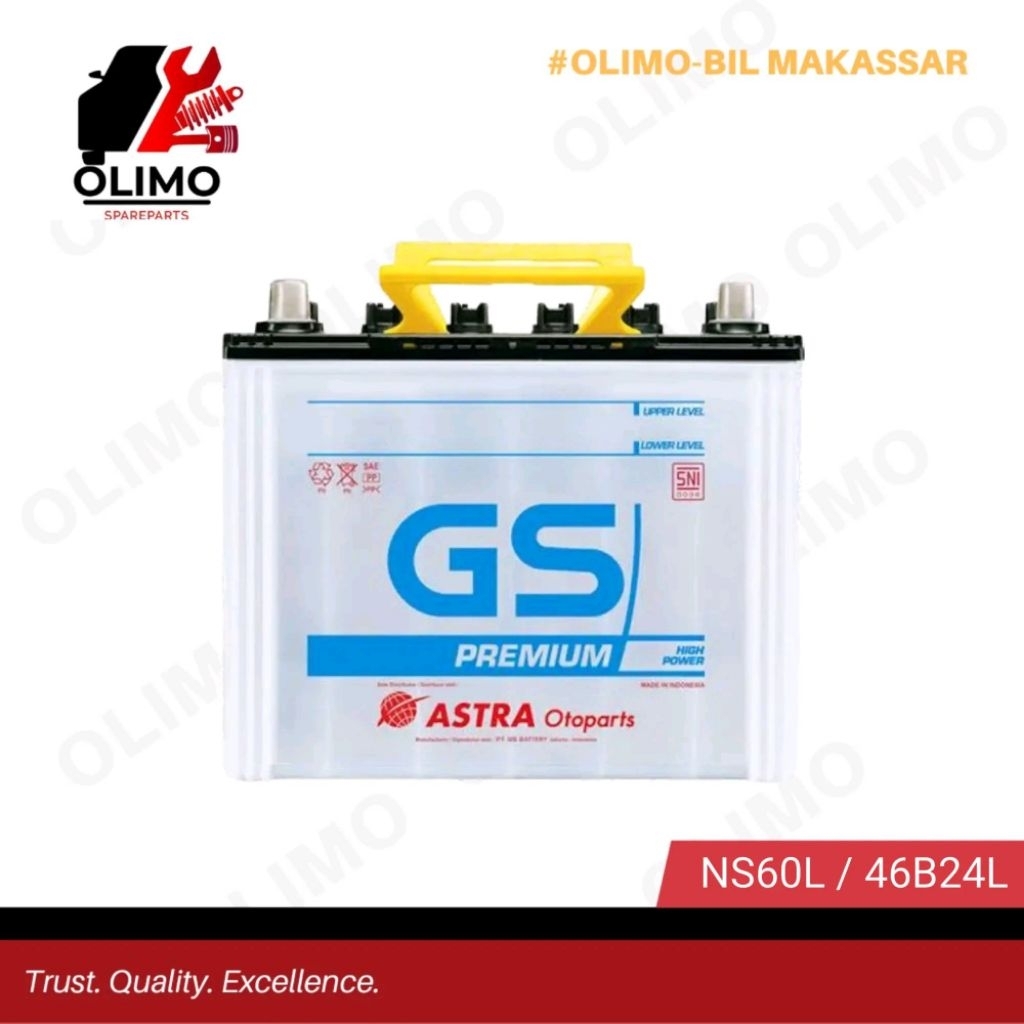 GS Astra Premium NS60L / 46B24L Aki Mobil