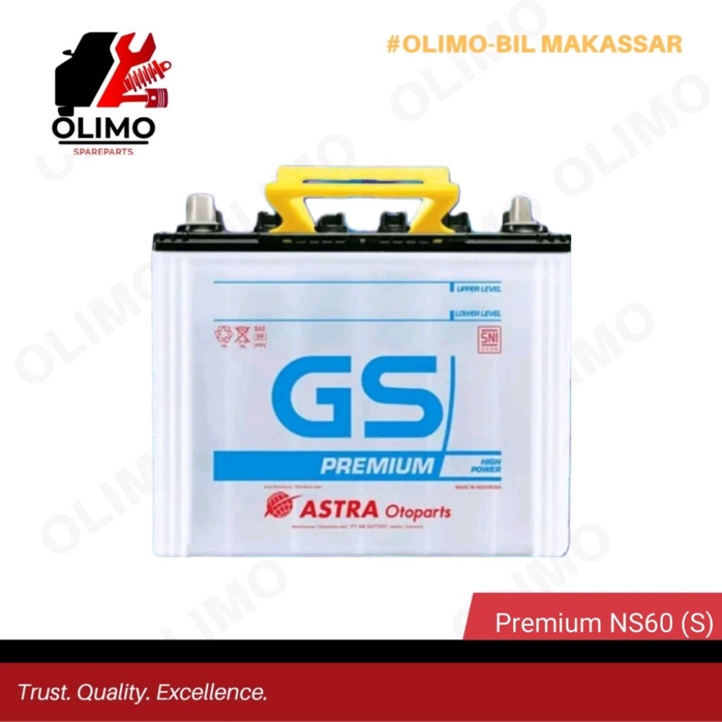 GS Astra Premium NS60(S) / 46B24L(S) Aki Mobil