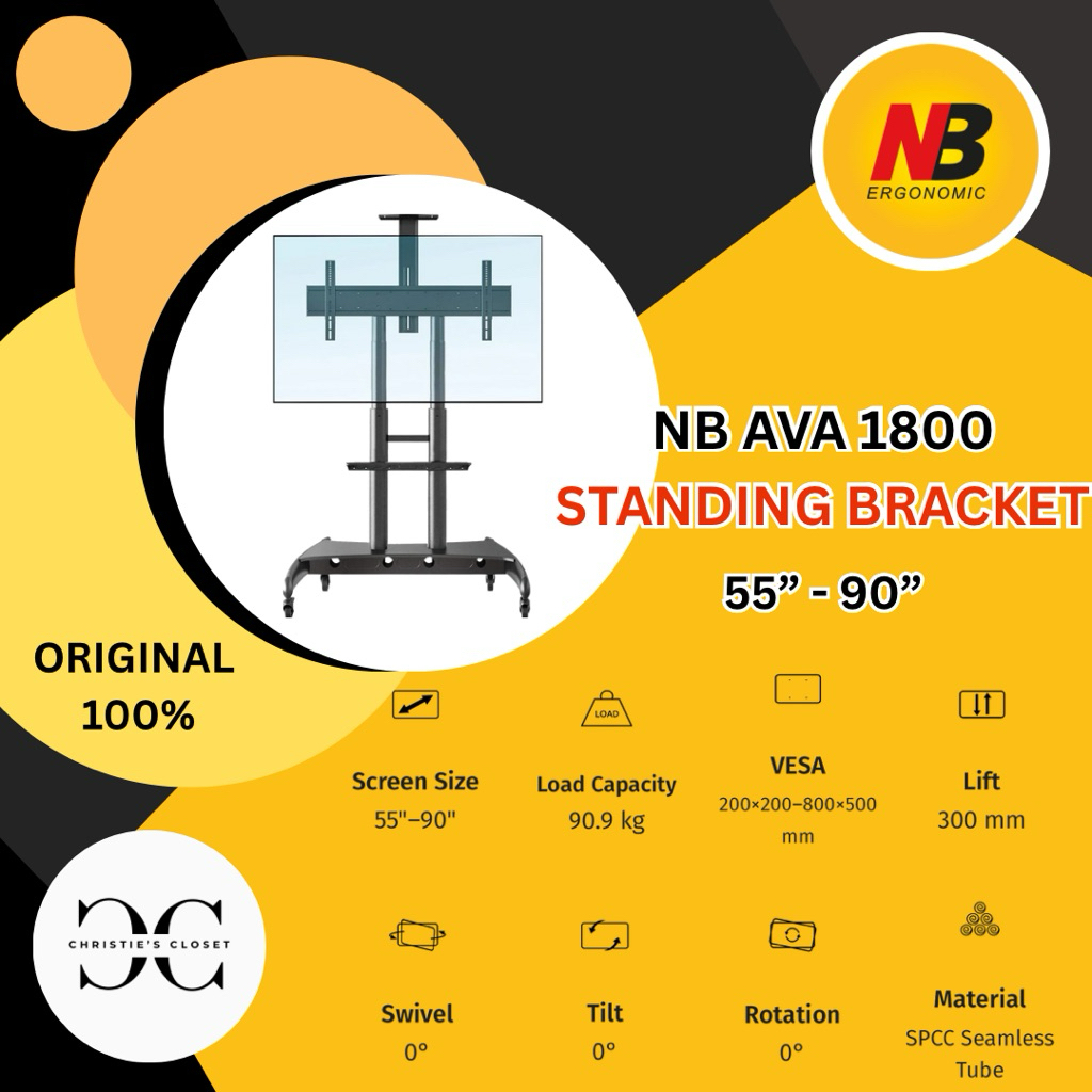 North Bayou AVA1800 Bracket TV Standing Original NB