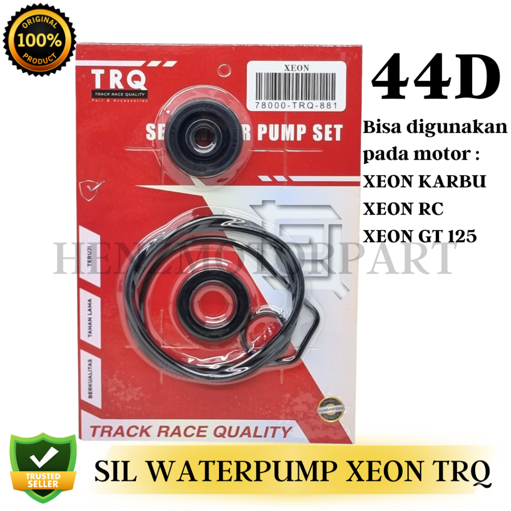 SIL WATERPUMP SEAL WATER PUMP SIL POMPA AIR RADIATOR + ORING XEON KARBU / XEON RC / XEON GT 125 TRQ