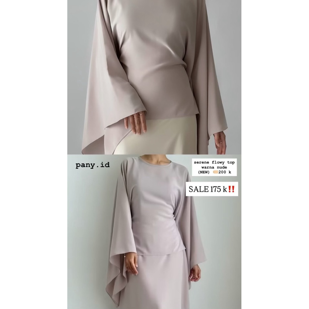 (Lip Gloss) Pany id Serene Flowy Top (NEW)