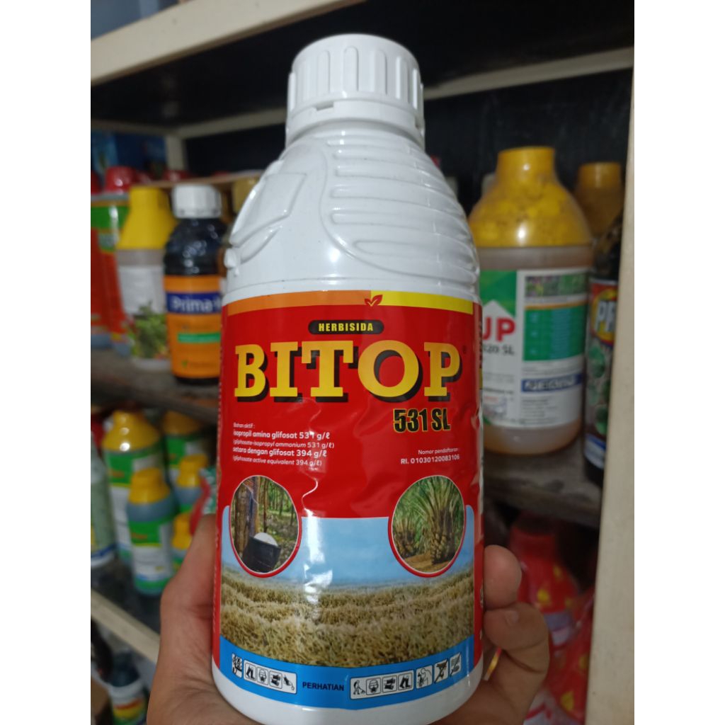 Herbisida BITOP 531SL 1L Sistemik - membasmi rumput sampai akar